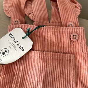 Emile and Ida Overall Courduroy Dress